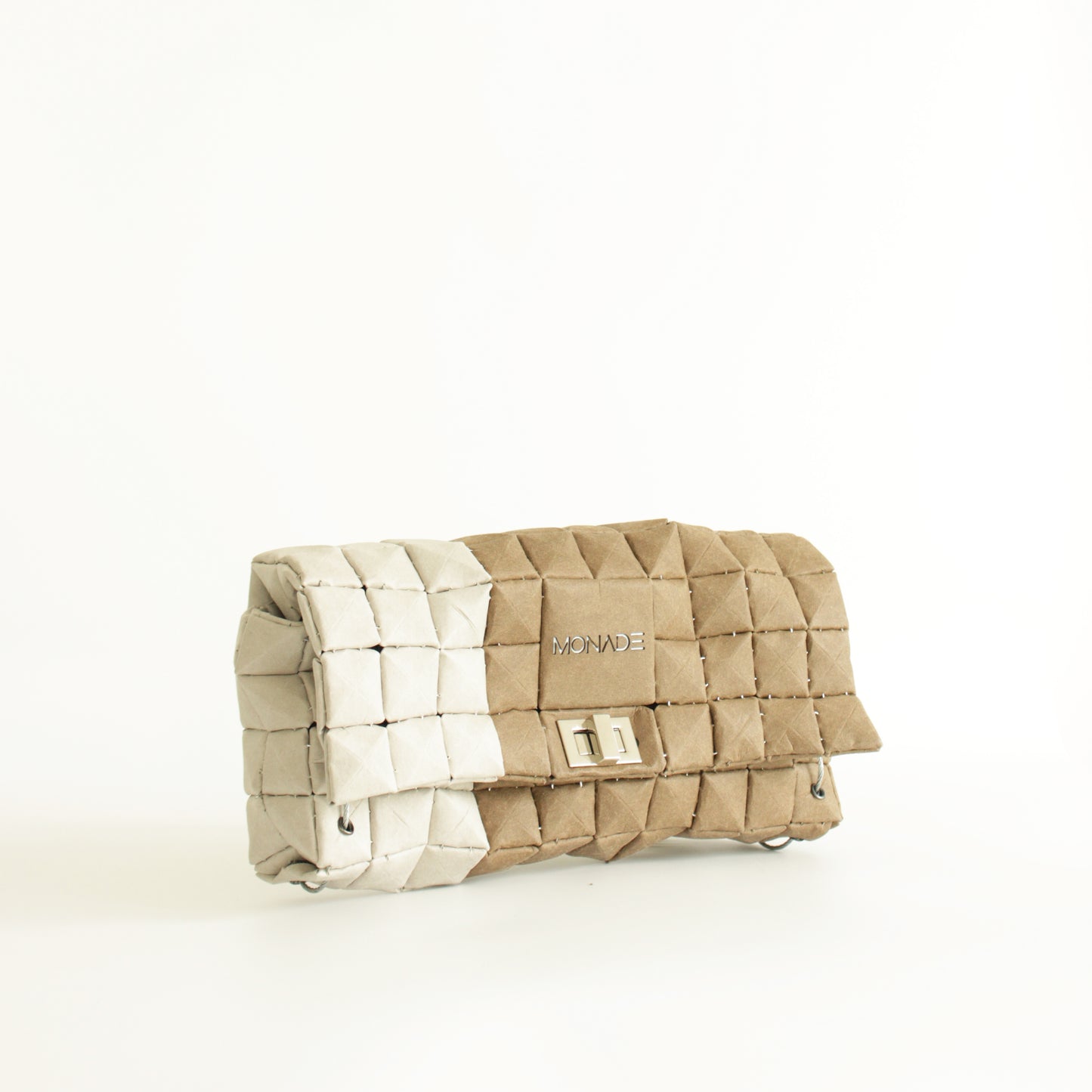 POUCH BAG DUO LOAM & STONE