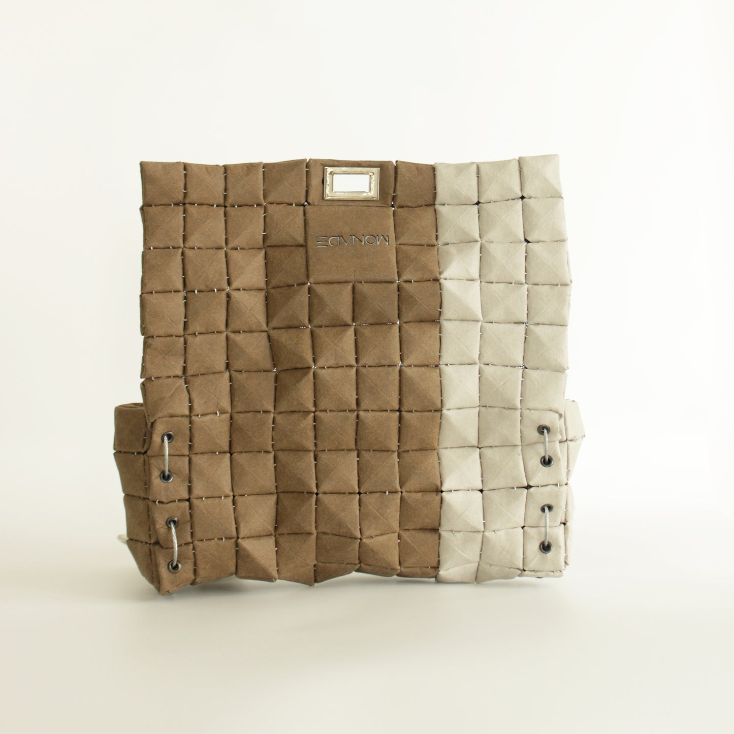 POUCH BAG DUO LOAM & STONE