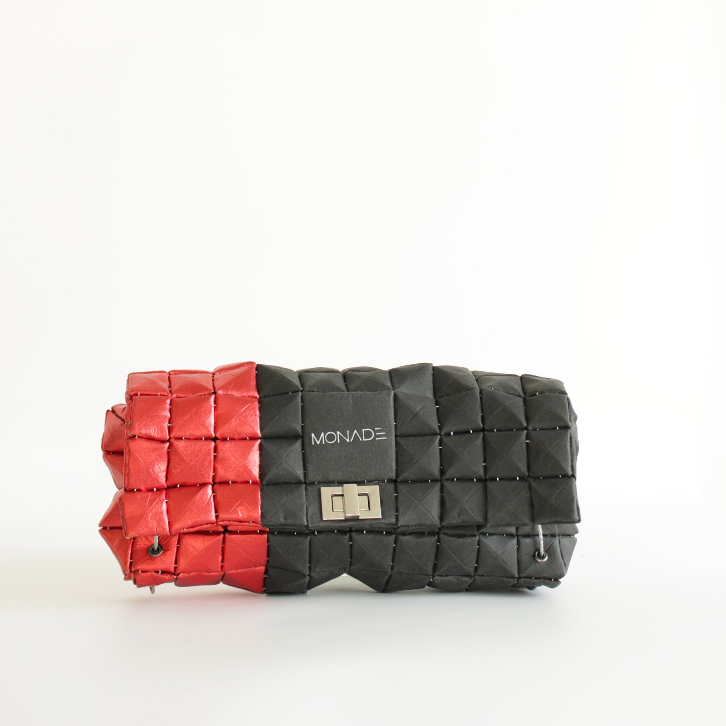 POUCH BAG DUO BLACK & RED
