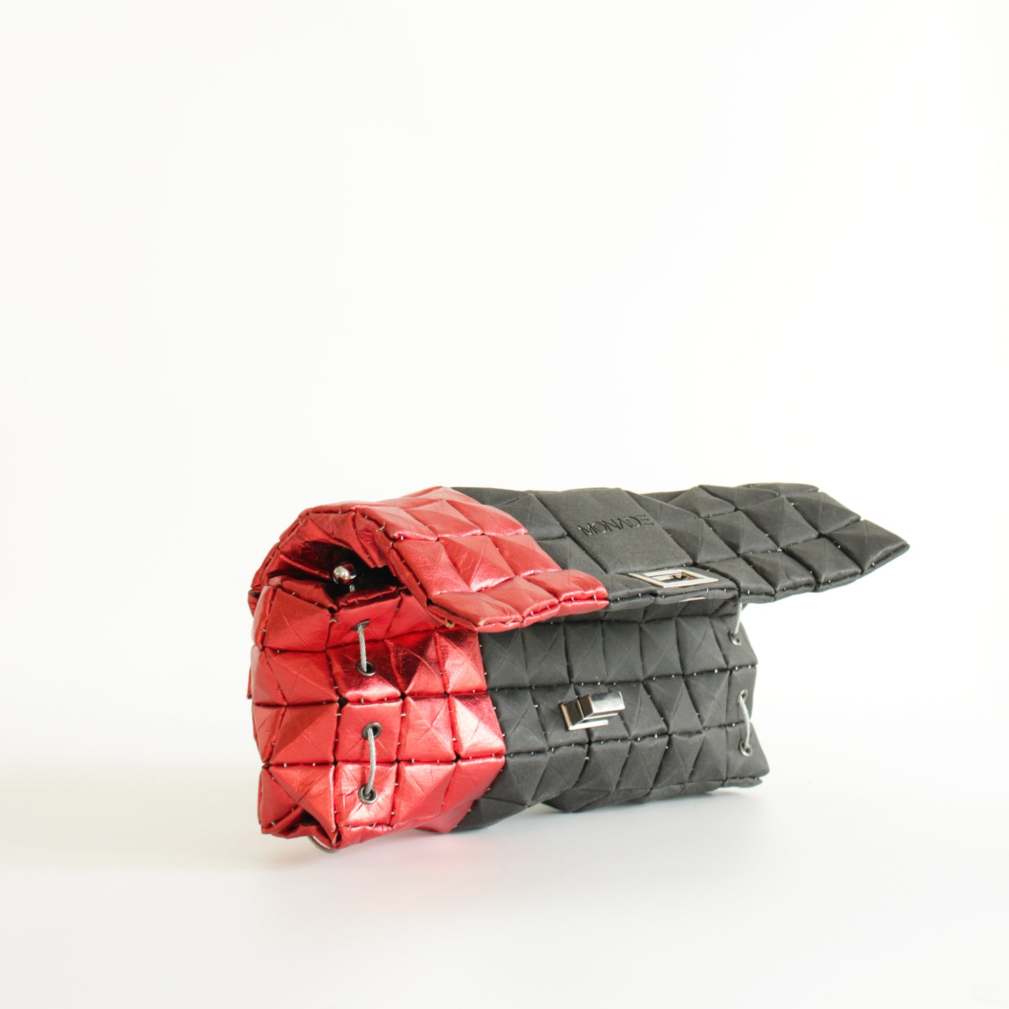 POUCH BAG DUO BLACK & RED
