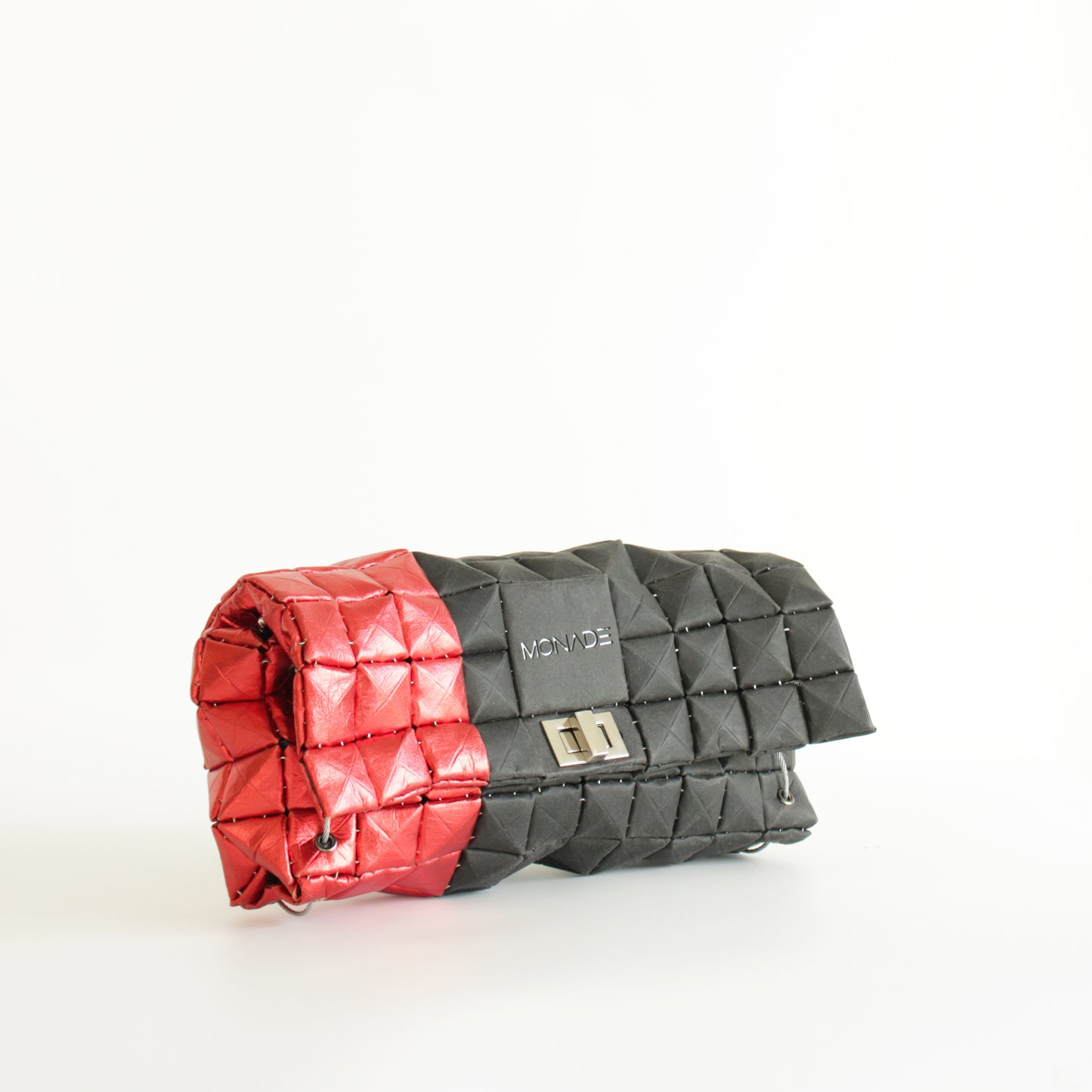 POUCH BAG DUO BLACK & RED