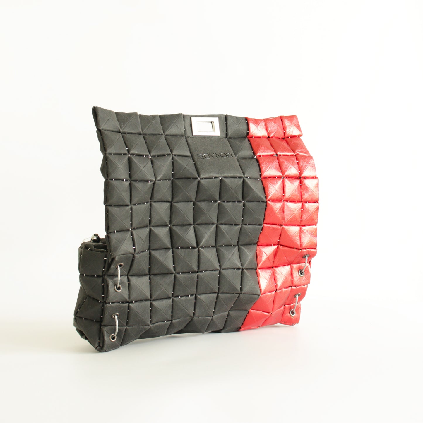 POUCH BAG DUO BLACK & RED