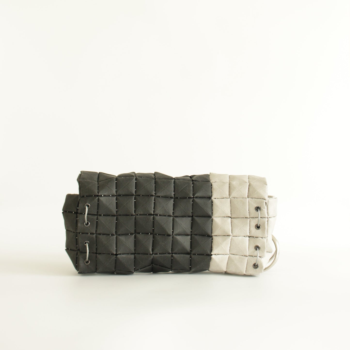 POUCH BAG DUO BLACK & STONE