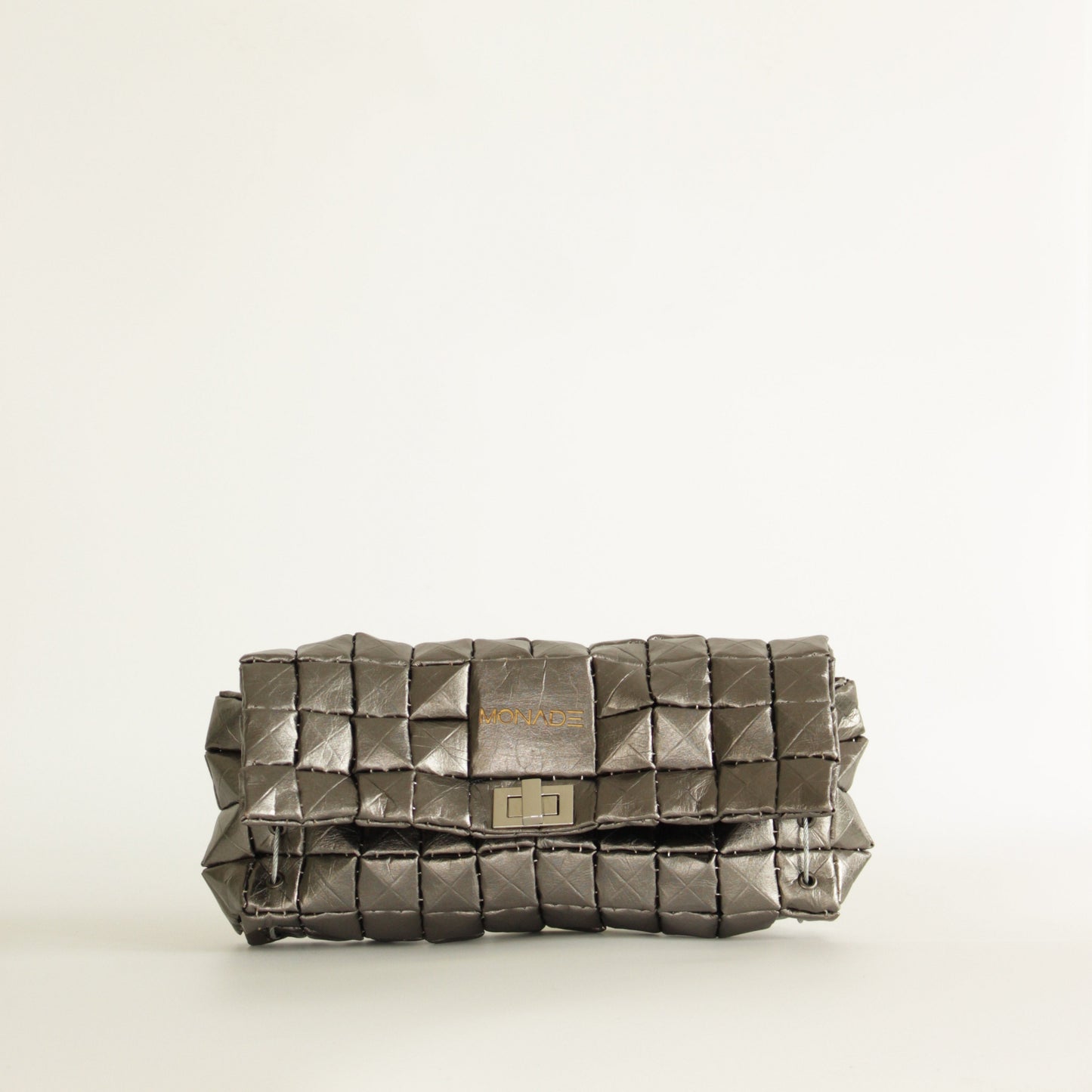 POUCH BAG SHINE PEWTER