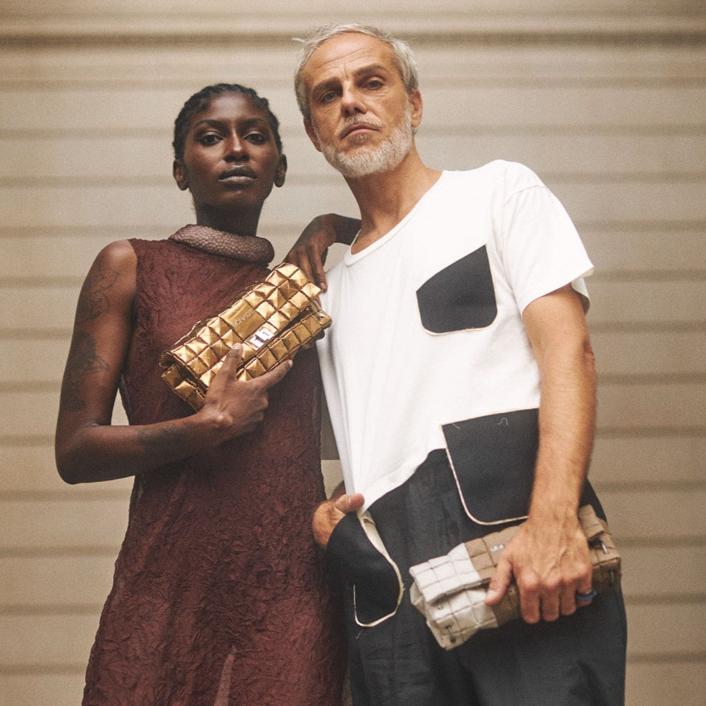 POUCH BAG DUO black & taiga