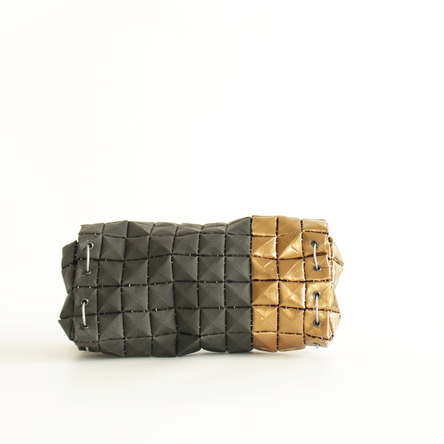 POUCH BAG DUO BLACK & BRONZE