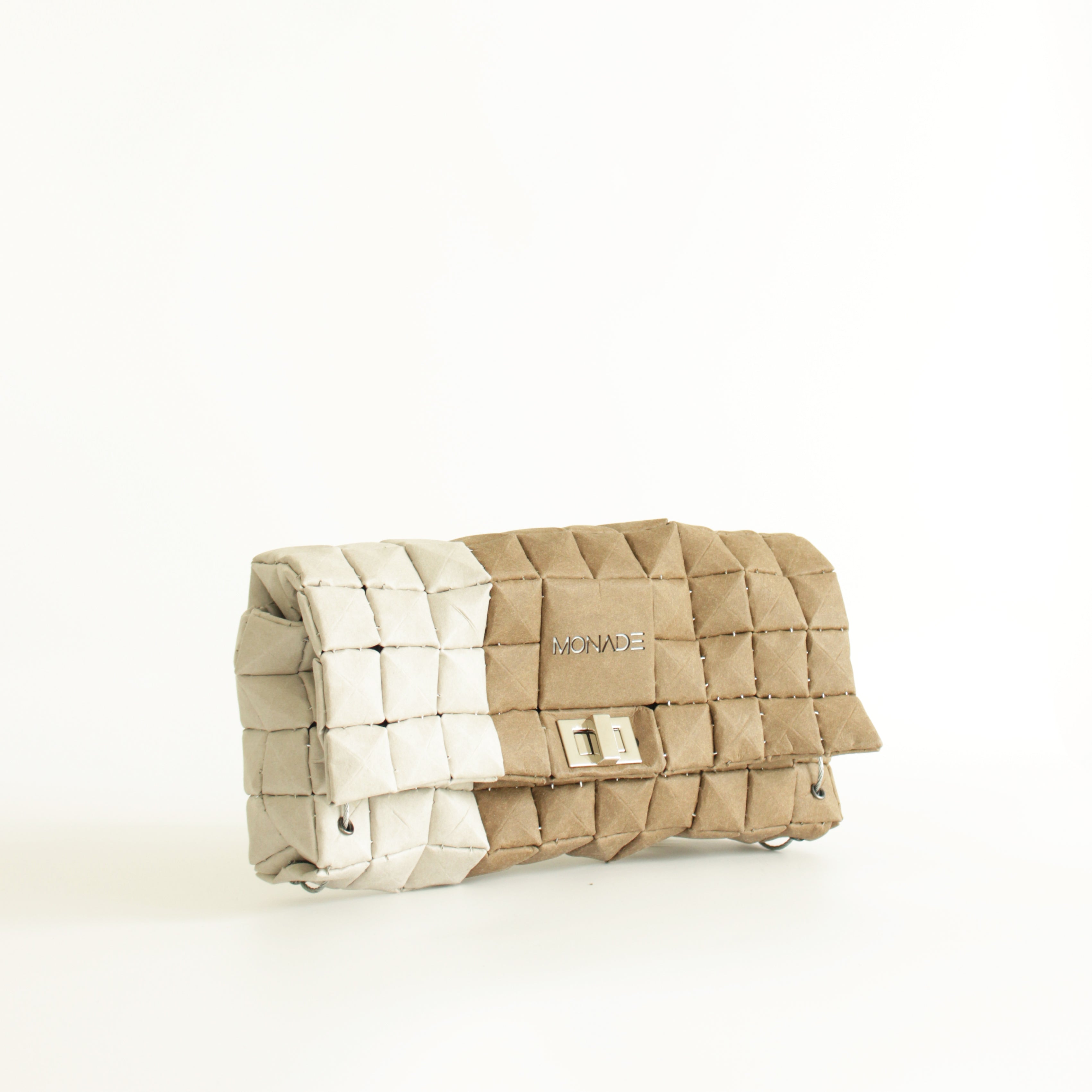 POUCH BAG DUO LOAM & STONE