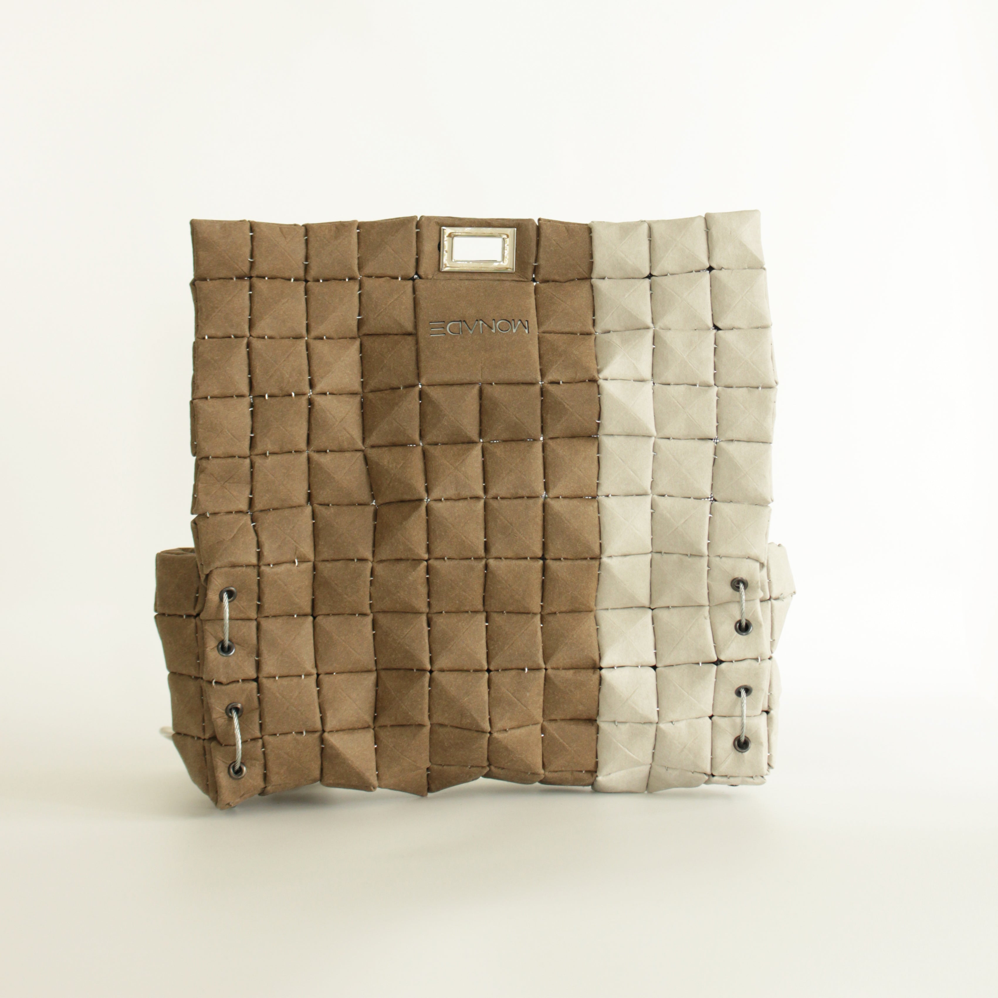 POUCH BAG DUO LOAM & STONE