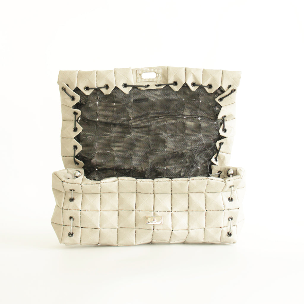 POUCH BAG MATTE STONE