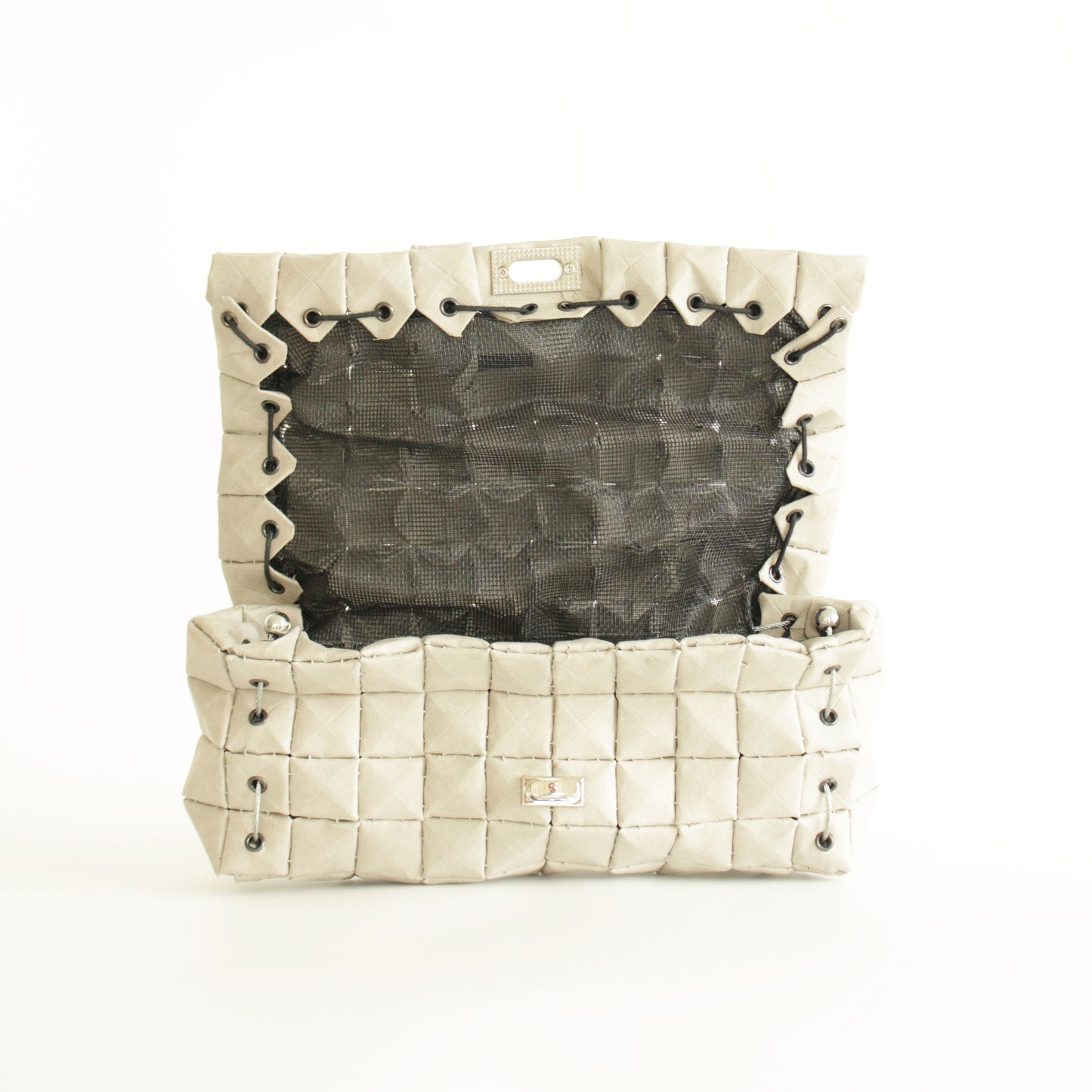 POUCH BAG MATTE STONE