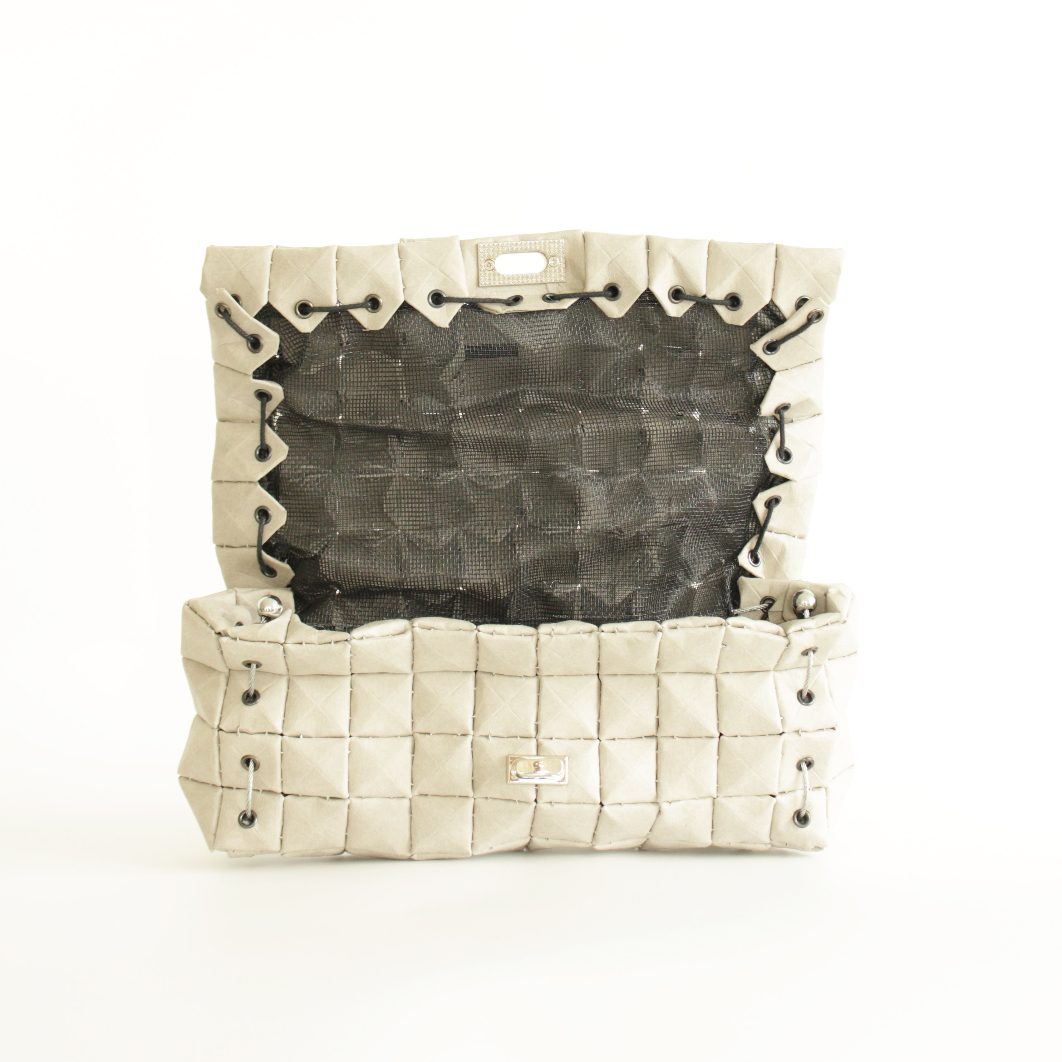 POUCH BAG MATTE STONE