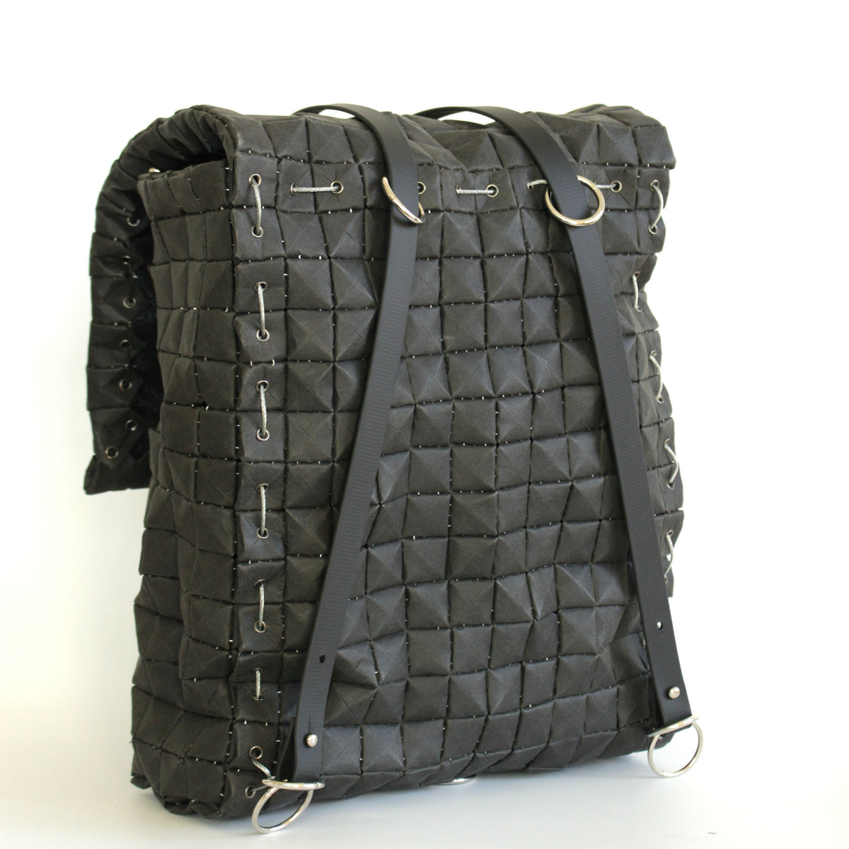 Backpack Monad BACKPACK LARGE MATTE BLACK – MONADE