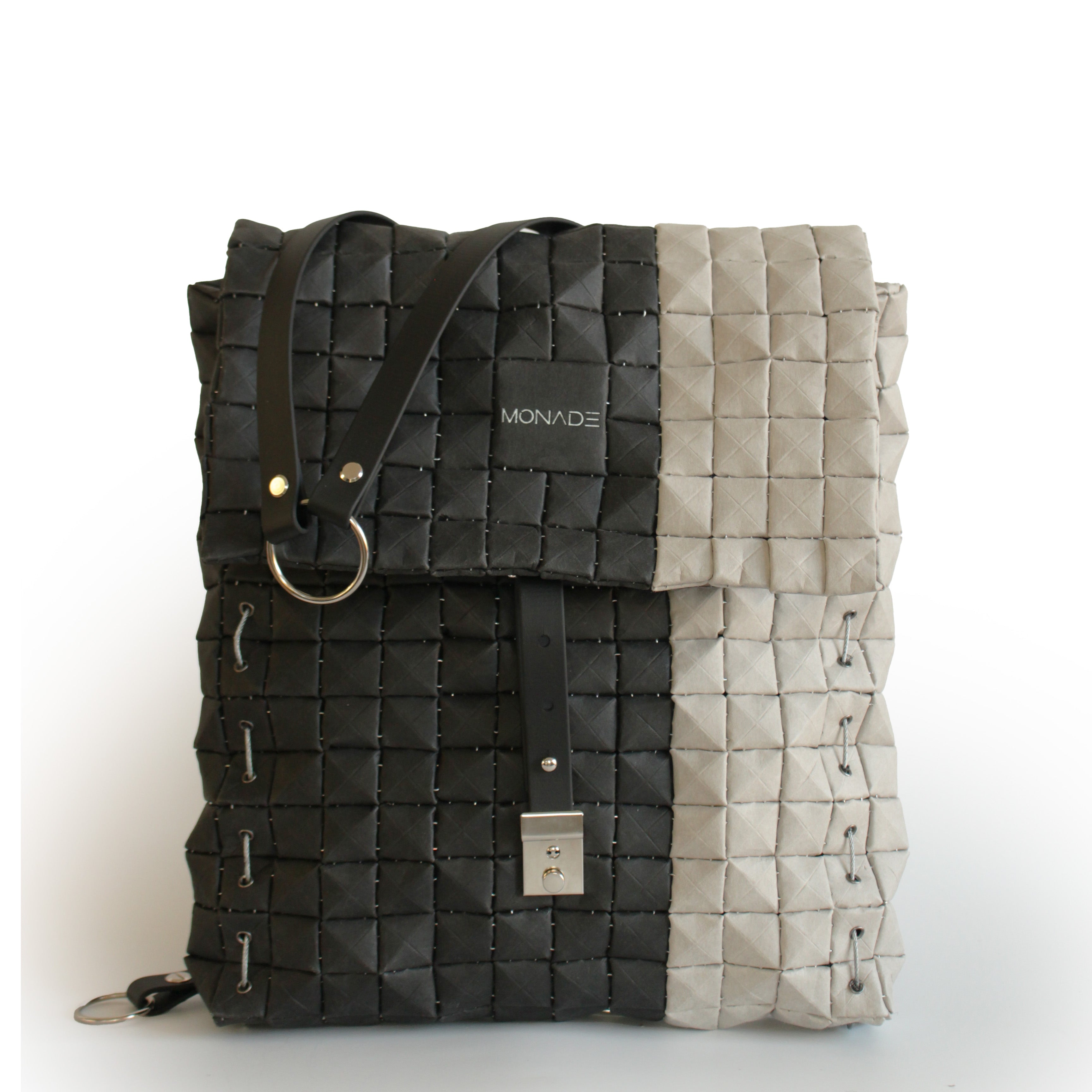BACKPACK REGULAR BLACK & STONE