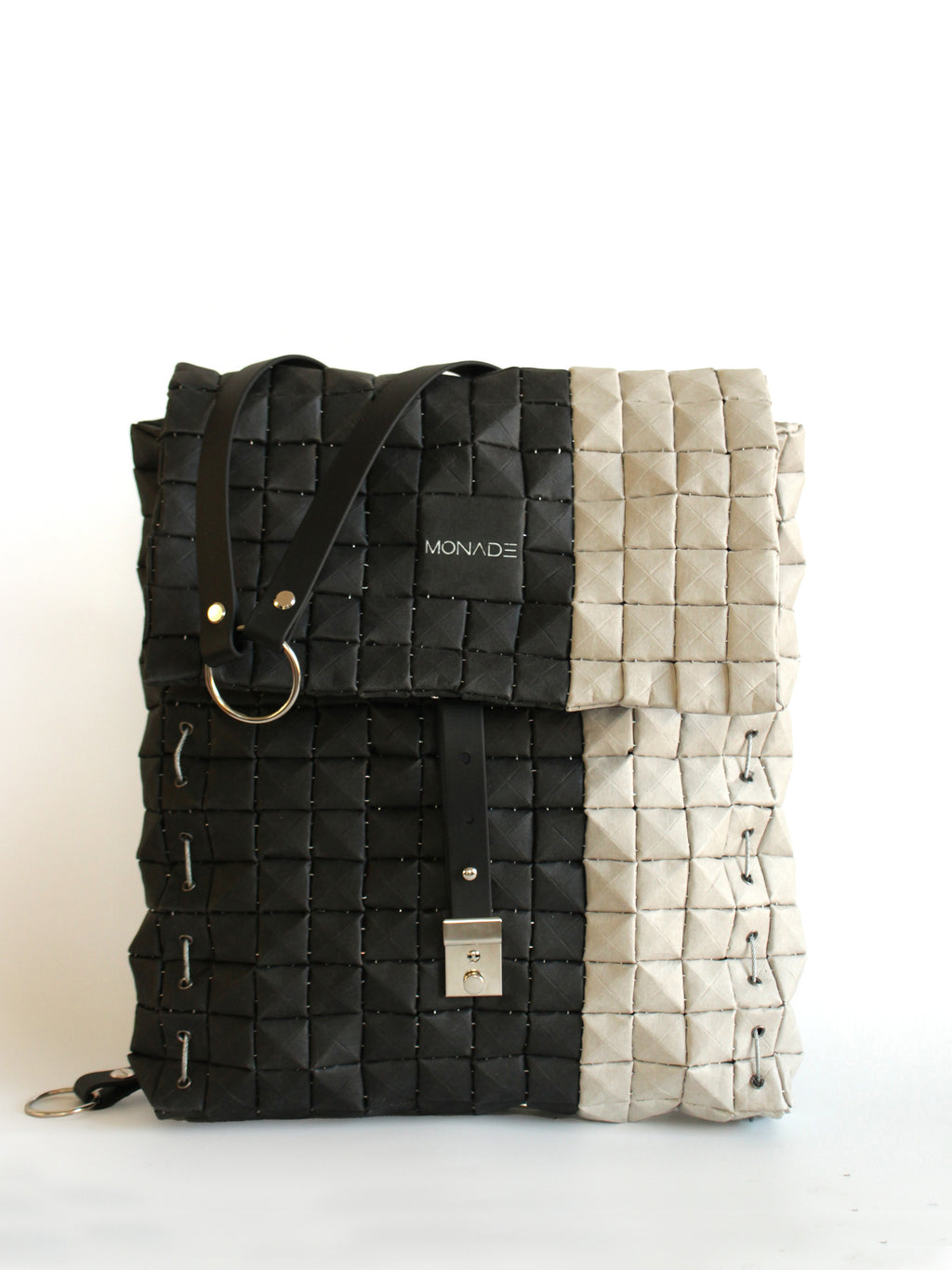 BACKPACK REGULAR BLACK & STONE