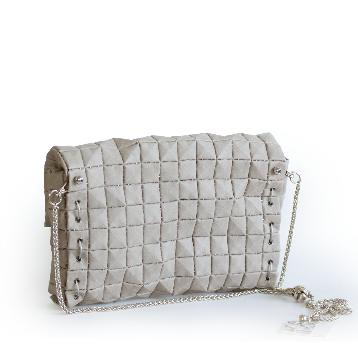 CLUTCH BAG MATTE STONE