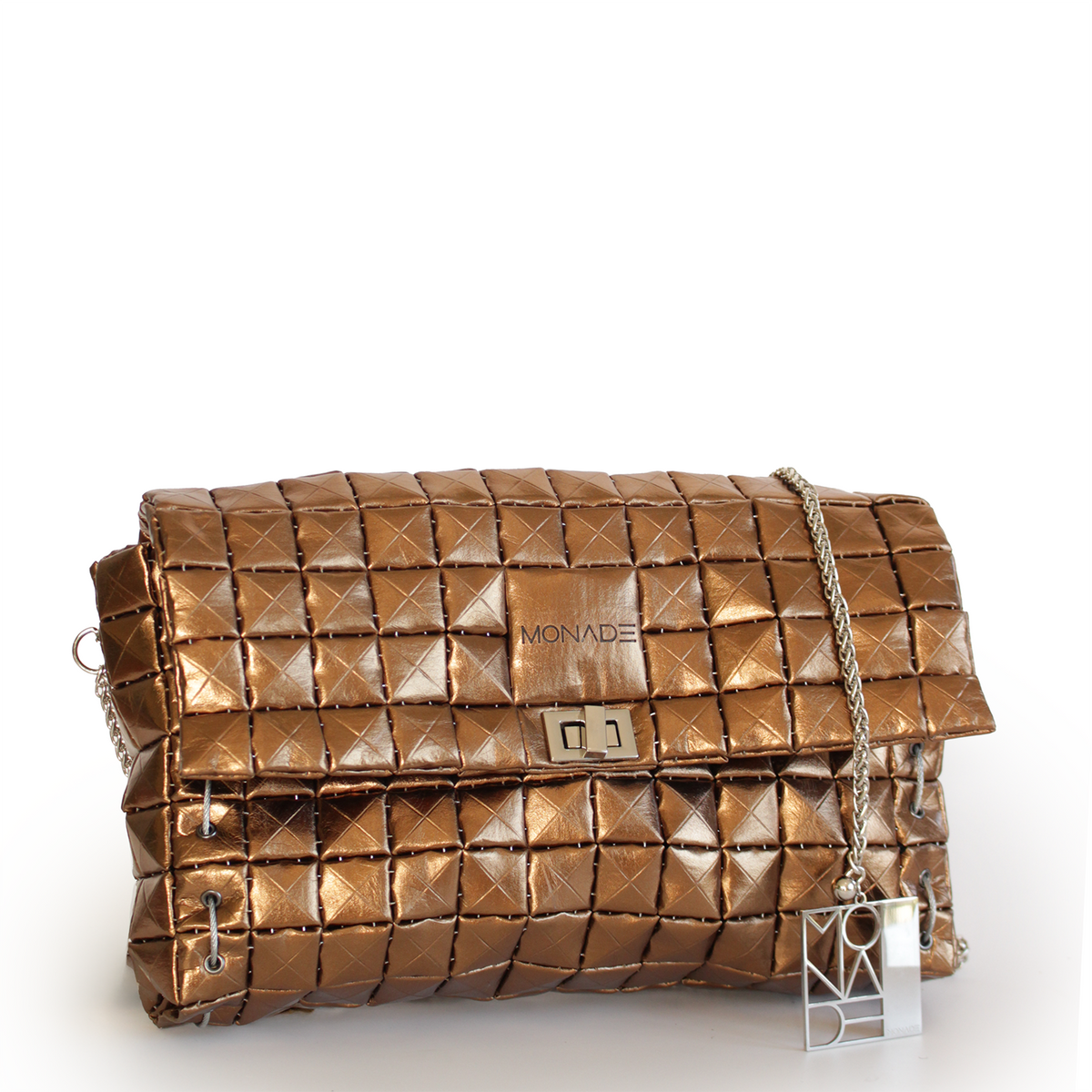 CLUTCH BAG SHINE BRONZE