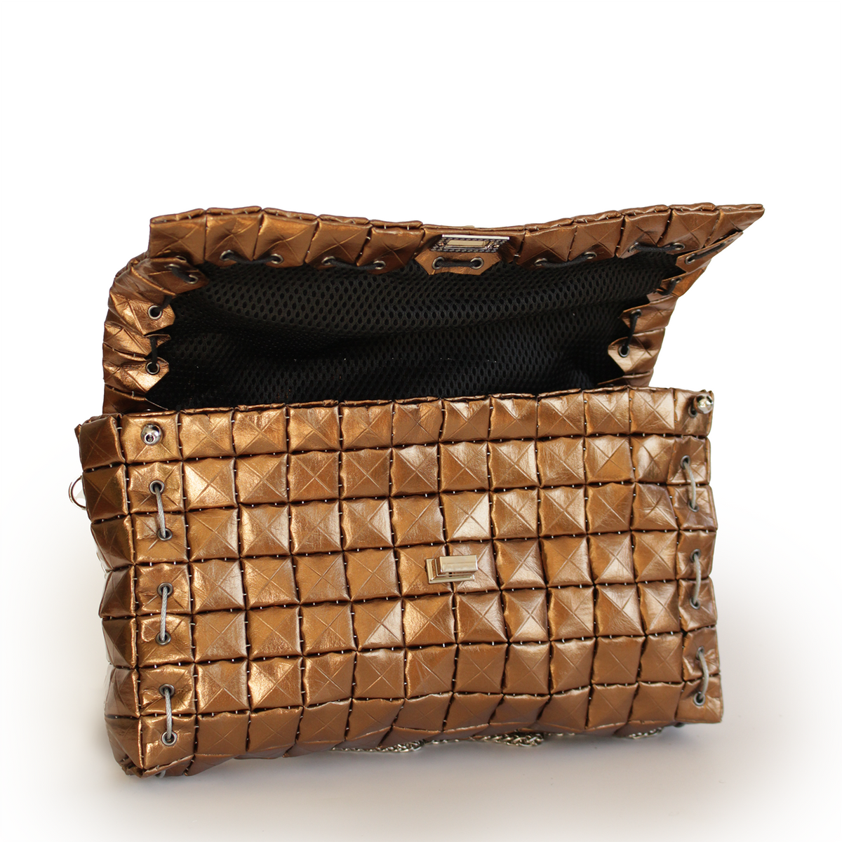 CLUTCH BAG SHINE BRONZE