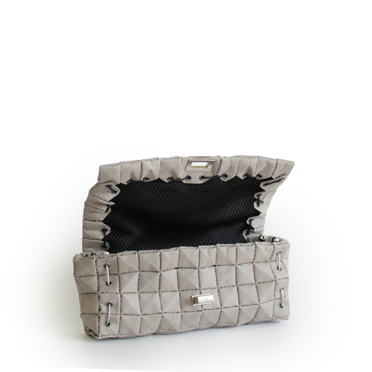POUCH BAG MATTE STONE