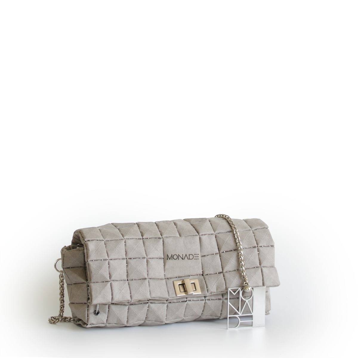 POUCH BAG MATTE STONE